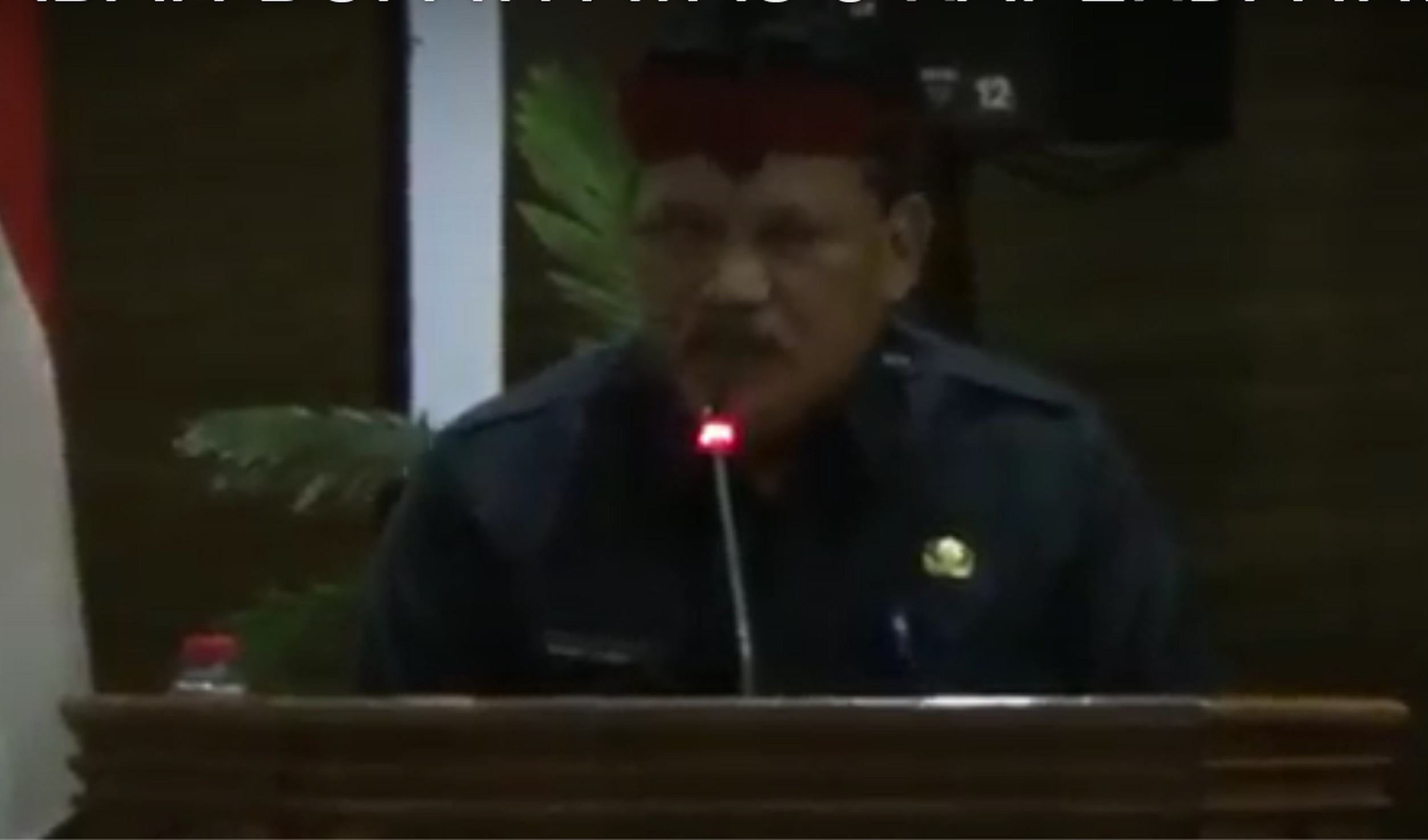 Rapat Paripurna Penyampaian Pendapat Bupati Nganjuk atas Raperda Inisiatif DPRD dan Pandangan Fraksi