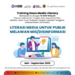 AMSI Menggelar Training Literasi Berita bagi Publik di 10 Wilayah