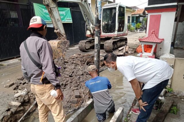 Pemasangan Box Culvet Asal-Asalan Penyebab Pipa PDAM di Surabaya Putus