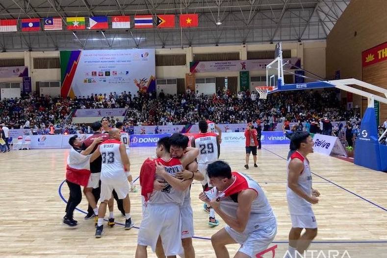 Basket Putra Indonesia Cetak Sejarah Juarai SEA Games