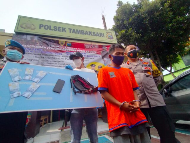 Jelang Idul Fitri, Polisi Tambaksari Surabaya Ringkus Pelaku Pengedar Upal
