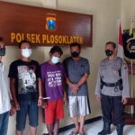 Polisi Plosoklaten Kediri Tangkap Tiga Anggota Komplotan Curanmor