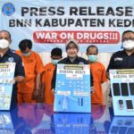 BNN Kabupaten Kediri Bekuk Tiga Tersangka Pengedar Sabu-sabu