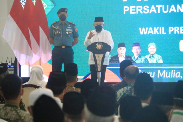 Wapres RI KH Ma’ruf Amin Hadiri Seresehan dan Pengukuhan PP Pergunu di Mojokerto