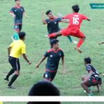 Baku Hantam, Warnai Pertandingan Sepak Bola Porprov Jatim 2022 Kabupaten Jombang versus Kota Malang