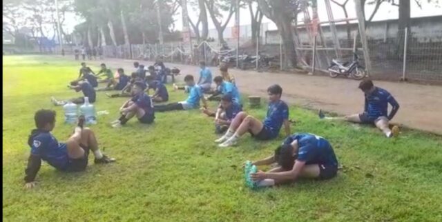 Persiapan Liga 3, Persedikab Kediri Genjot Pemain Latihan Fisik