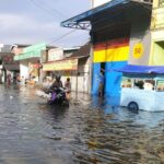 Beberapa Bagian Wilayah Kota Surabaya Tergenang Banjir