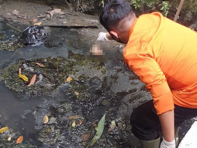 Polisi Ringkus Pembuang Bayi di Sungai Jemur Ngawinan Surabaya