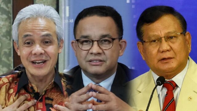 Elektabilitas Prabowo, Ganjar, Anies di Pilpres 2024 Versi 3 Lembaga Survei: Siapa Unggul?