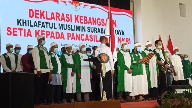 Khilafatul Muslimin Surabaya Raya Deklarasi Kebangsaan Disaksikan Forkopimda Jatim
