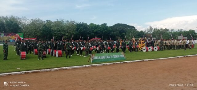 Pembukaan Liga Santri 2022 di Jombang, Dimeriahkan Marching Band SMA 5 Taruna Brawijaya Kediri