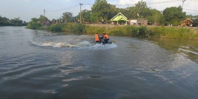 Bocah Tenggelam di Sungai Gunting Jombang Belum Ditemukan, Pencarian Berlanjut