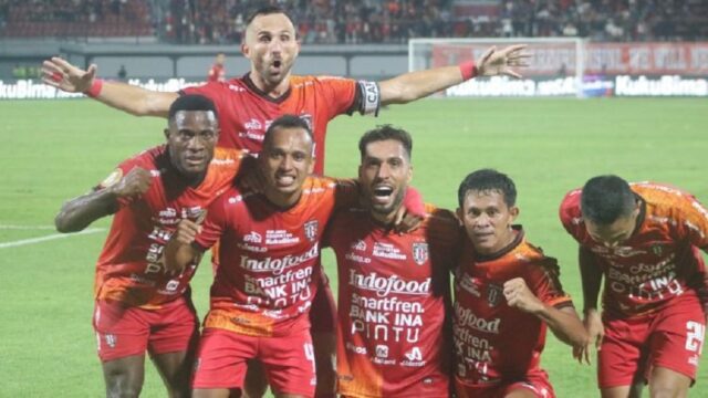 Bali United Hantam Persija Jakarta dengan Gol Tunggal Pacheco