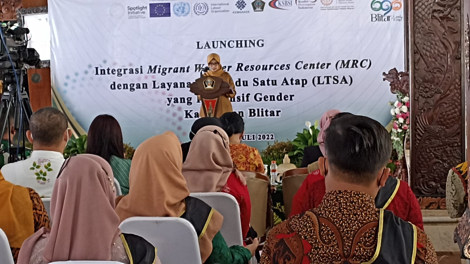 Bupati Blitar Launching Program Percontohan Integrasi MRC dengan LTSA