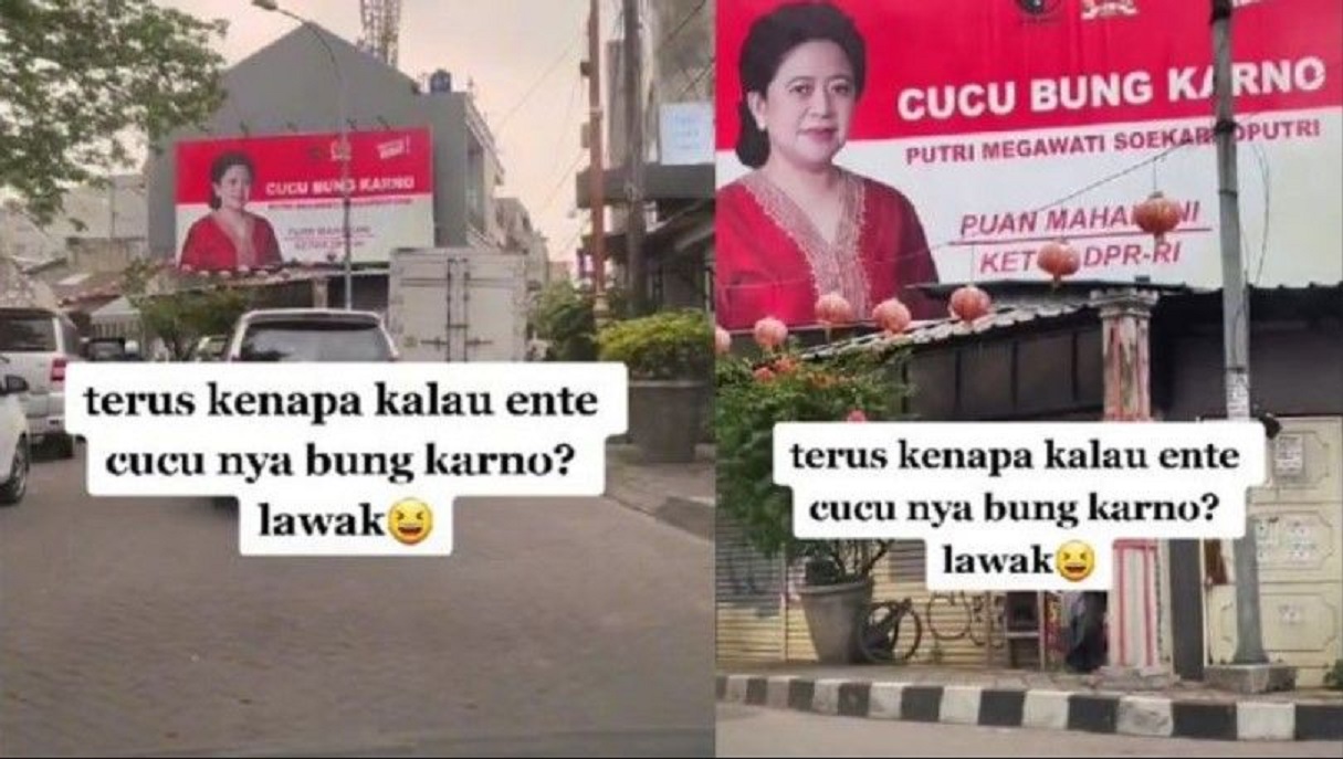 Heboh Baliho Puan Cucu Bung Karno Disorot Netizen: Saya Cucu Kiai Gak Sombong