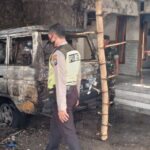 Api Menyambar Pom Mini di Ngoro Mojokerto, Satu Unit Mobil Terbakar