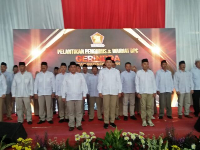 Rusdi Sutejo Dilantik Menjadi Ketua DPC Gerindra Kabupaten Pasuruan