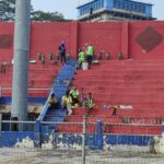 Jelang Liga 1 Indonesia Stadion Brawijaya Kota Kediri Diperbaiki