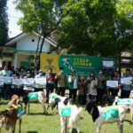 Bupati Jombang Bersama Baznas Salurkan Hewan Qurban di Ngusikan dan Kudu