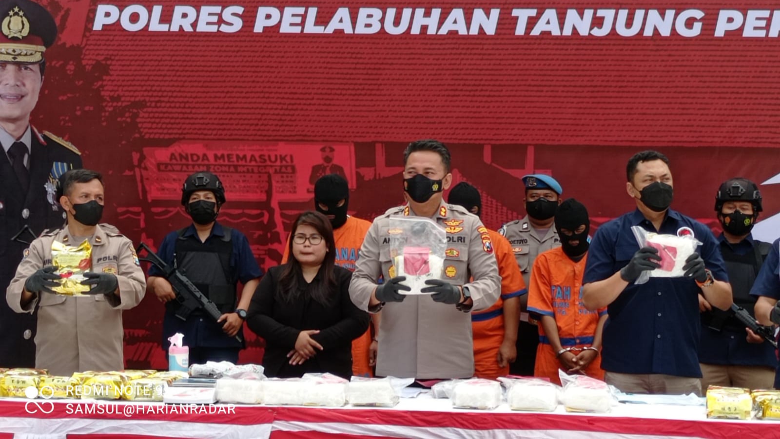 Berikut Peran Para Tersangka Pengedar Sabu Jaringan Internasional yang Diringkus Polres Pelabuhan Tanjung Perak