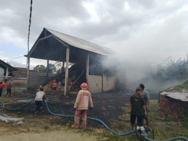 Gudang Sepah Tebu di Tulungagung Terbakar, Diduga Akibat Pembakaran Sampah