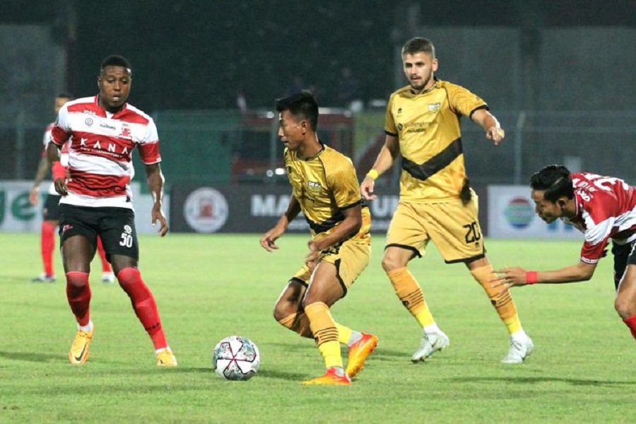 Tekuk Dewa United, Madura United Kokoh di Puncak Klasemen Sementara Liga 1 2022