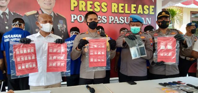 Puluhan Anggota Sindikat Pengedar Sabu di Pasuruan Diringkus Polisi