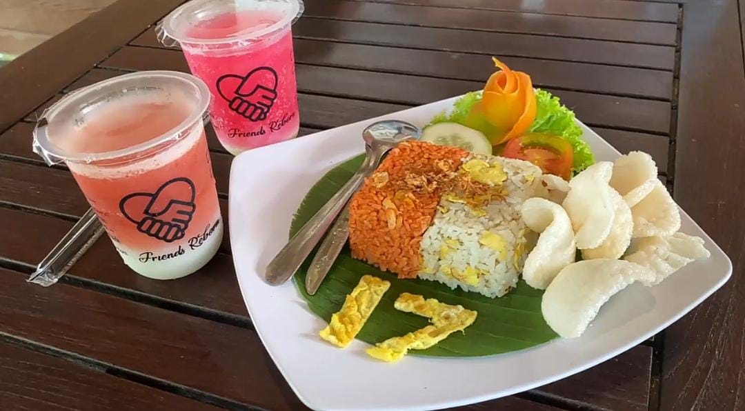 Meriahkan HUT Kemerdekaan RI, Kafe di Blitar Ini Sajikan Nasgor Merah Putih