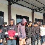 Bawa Sajam, Puluhan Pemuda Diduga Simpatisan Perguruan Silat di Jombang Diamankan Polisi