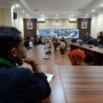 Puluhan Aktivis HMI Luruk DPRD Tulungagung Soal BLT BBM