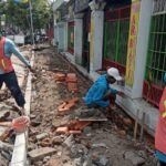 Pembangunan Saluran Drainase dan Trotoar Jalan KH. Ahmad Dahlan Jombang Sebagai Estetika Koridor Jalan