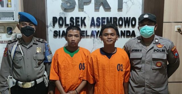 Dua Pemuda Pelakunya Jambret di Surabaya Diringkus Polisi