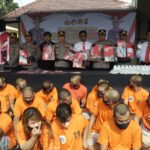 Polres Mojokerto Kota Tangkap 33 Bandar dan Kurir Narkoba, BB Senilai 391 Juta Diamankan 