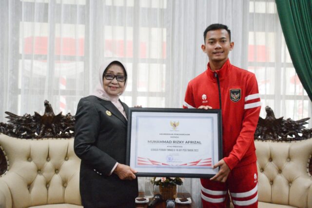 Bupati Apresiasi Muhammad Rizki Afrizal Pemain Timnas U-16 Asal Jombang