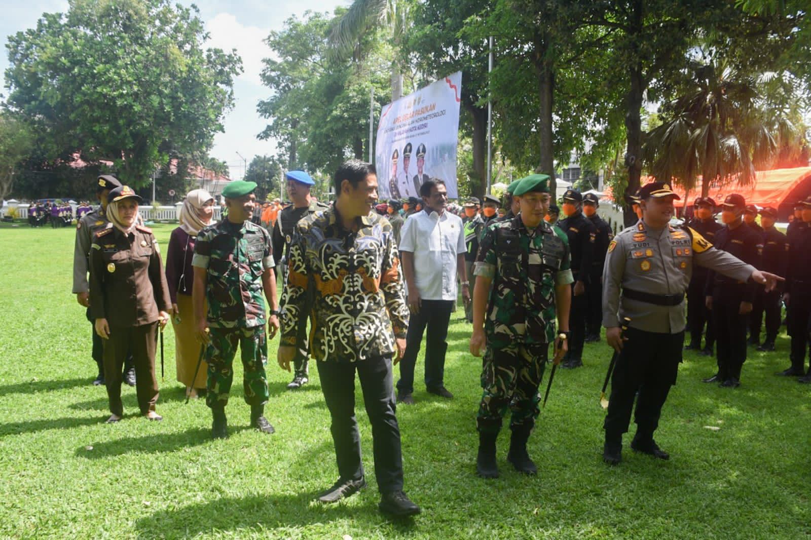 Meningkatkan Kesiapsiagaan, Pemkot Kediri Gelar Apel Pasukan Antisipasi Bencana Alam