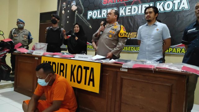 Rampok Bank, Oknum Satpol PP Kota Kediri Meringkuk di Tahanan