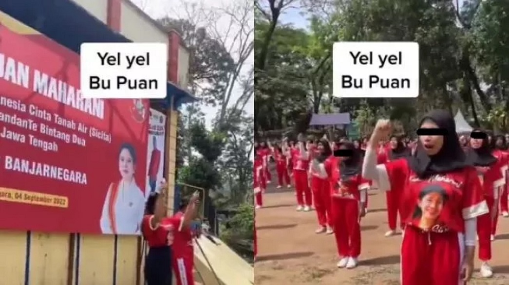 Beredar Video Pesenam Gaungkan Yel-yel ‘Mbak Puan Punya Kita Semua’, Netizen: Gue Kagak!