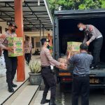 Polres Situbondo Salurkan Bantuan pada Warga Cianjur Korban Gempa