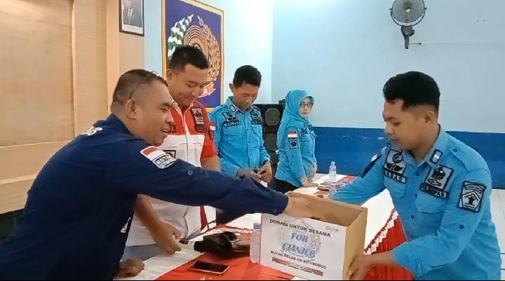 Petugas dan Warga Binaan Pemasyarakatan Rutan Situbondo Galang Donasi