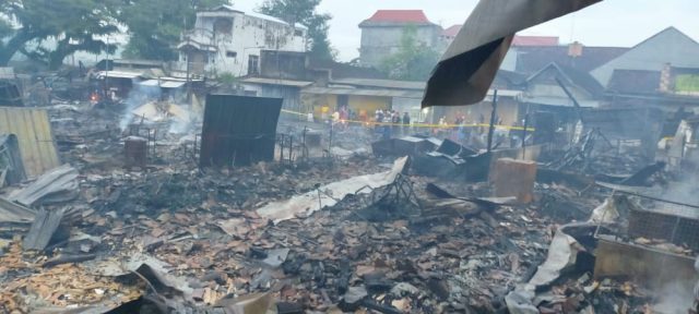 Api Padam, Pasar Kesamben Blitar Rata dengan Tanah