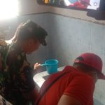 Cegah Penyakit Demam Berdarah, Koramil Benowo Peduli Berantas Sarang Nyamuk