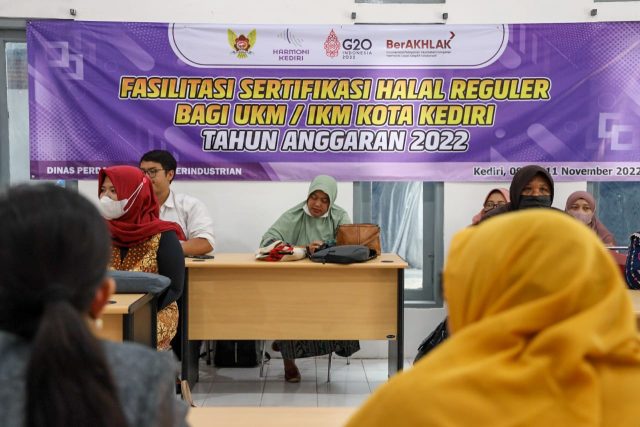 Jamin Produk UKM/IKM Kota Kediri Halal, Disperdagin Gelar Fasilitasi Sertifikasi Halal