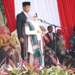 Bupati Mundjidah Wahab Menjadi Inspektur Upacara Hari Jadi Pemkab Jombang Ke-112