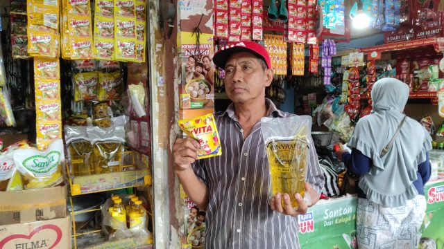 Dua Pekan Minyak Goreng Minyakkita Langka di Pasar Tradisional Kota Kediri