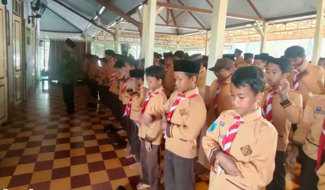 Empati Gempa di Turki, Siswa MI Al Falah Kediri Gelar Salat Gaib