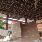 Diterjang Hujan Deras, Plafon di Kelurahan Bugul Lor Kota Pasuruan Ambrol