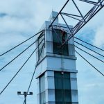 Tim Vertical Rescue Kediri Bersihkan Pilar Jembatan Brawijaya Kota Kediri