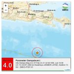 Gempa 4,0 Skala Richter Guncang Wilayah Laut Selatan Jember