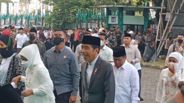 Presiden Joko Widodo Puji Penampilan Marching Band Banser NU