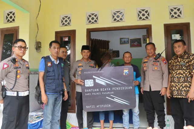 Kapolres Pasuruan Kunjungi Korban Penganiayaan Berikan Bantuan dan Pendampingan